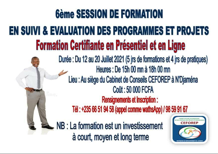 Me Session De Formation En Suivi Valuation Des Programmes Et Projets