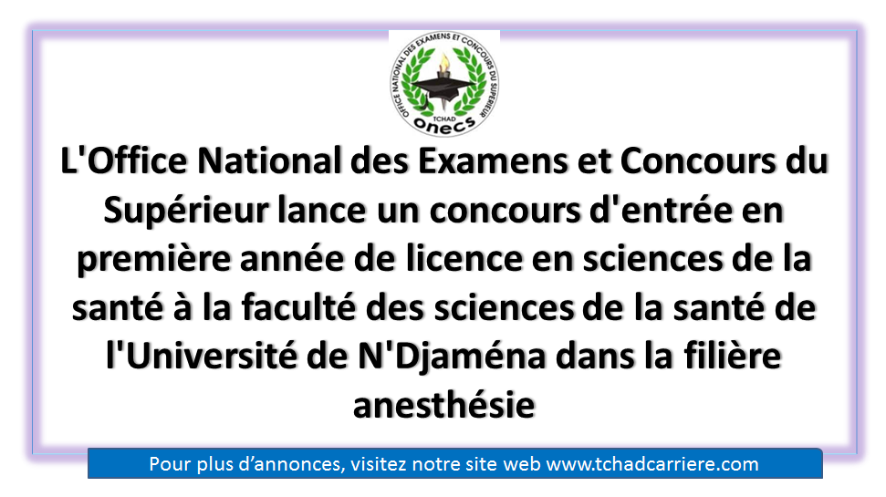 L Office National des Examens et Concours du Supérieur lance un