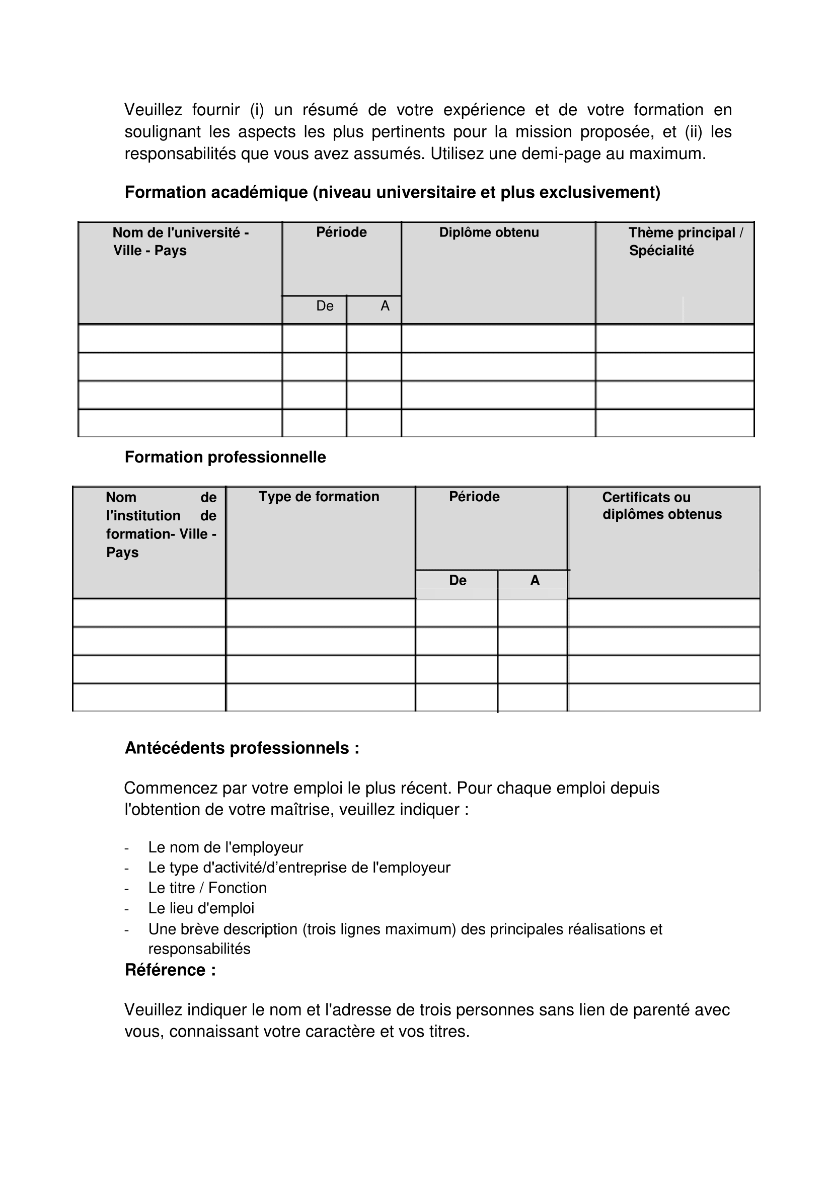 Avis D Appel Manifestation D Int R T Pour Le Recrutement D Un Agent