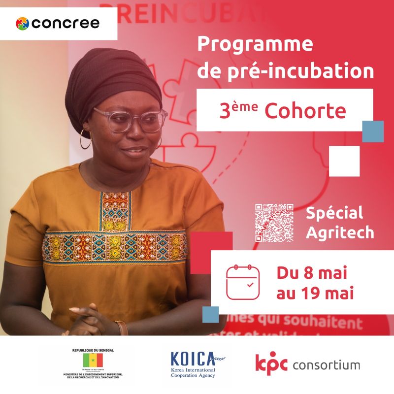 Avis D Appel Candidature Pour Le Programme De Pr Incubation Kpc Sp Cial Agritech Dakar