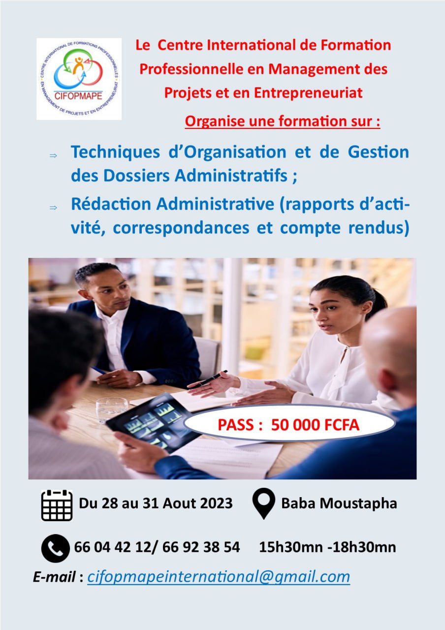 Le Centre International De Formation Professionnelle En Management Des ...