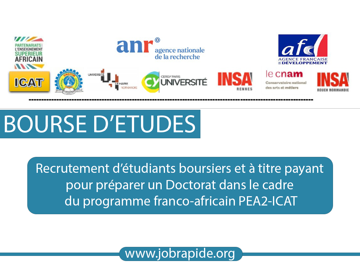 Avis D Appel Candidatures Pour Le Recrutement D Tudiants Boursiers Et Titre Payant Pour