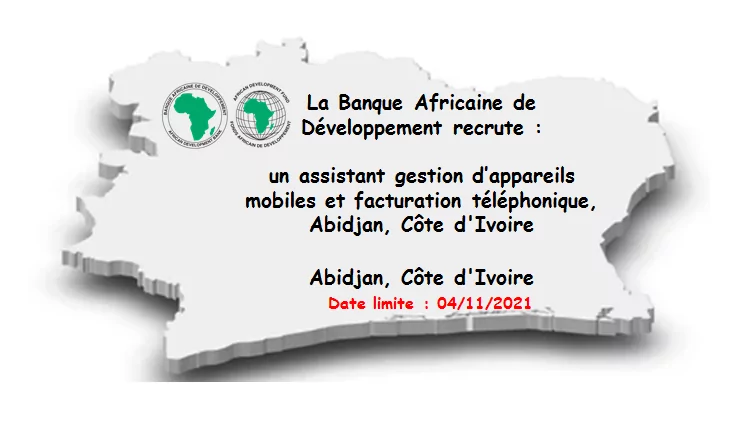 La Banque Africaine De Développement Recrute Un Assistant Gestion D