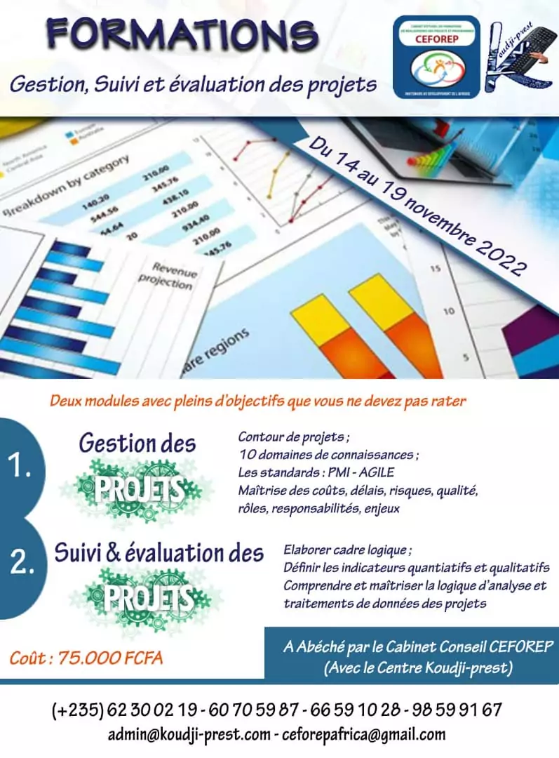 CEFOREP Lance Une Formation En Gestion, Suivi Et évaluation Des Projets ...